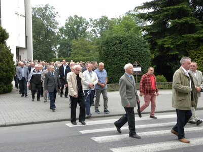 Procesja wiodła głównymi ulicami miasta. 